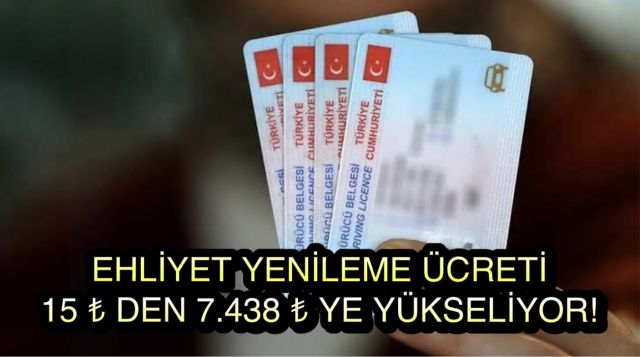 Ehliyet Yenilemede Son Fırsat! 31 Temmuz’a Kadar 15 TL, Sonrası 7.438 TL