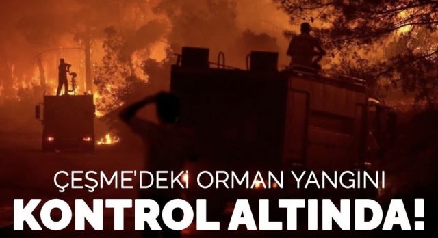 Çeşme’deki Yangın Kontrol Altına Alındı!