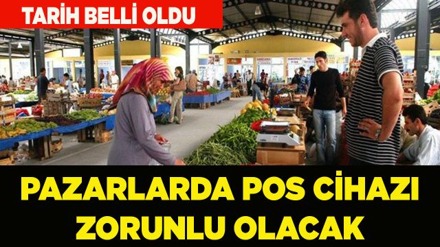 Pazarlarda Kartlı Ödeme Başlıyor! 