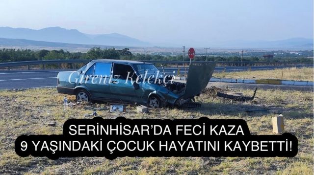 Denizli-Antalya Yolunda Feci Kaza: 9 Yaşındaki Çocuk Hayatını Kaybetti
